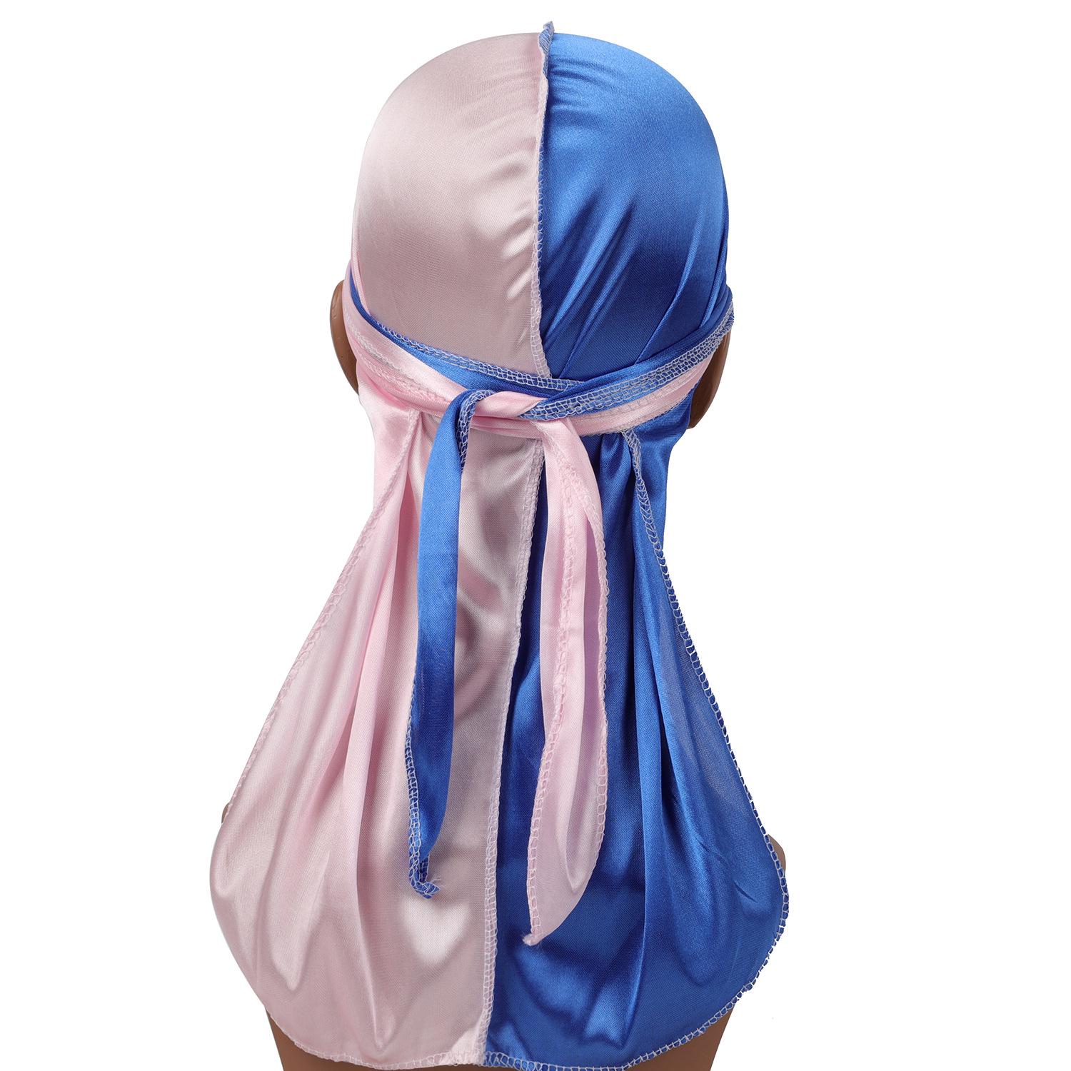 Two-Color Silk Satin Pirate Hat with Long Tail & Elastic Head Wrap – Chemotherapy Cap & Silky Durag One Size розовый/синий
Two-Color Silk Satin Pirate Hat with Long Tail & Elastic Head Wrap – Chemotherapy Cap & Silky Durag One Size розовый/синий