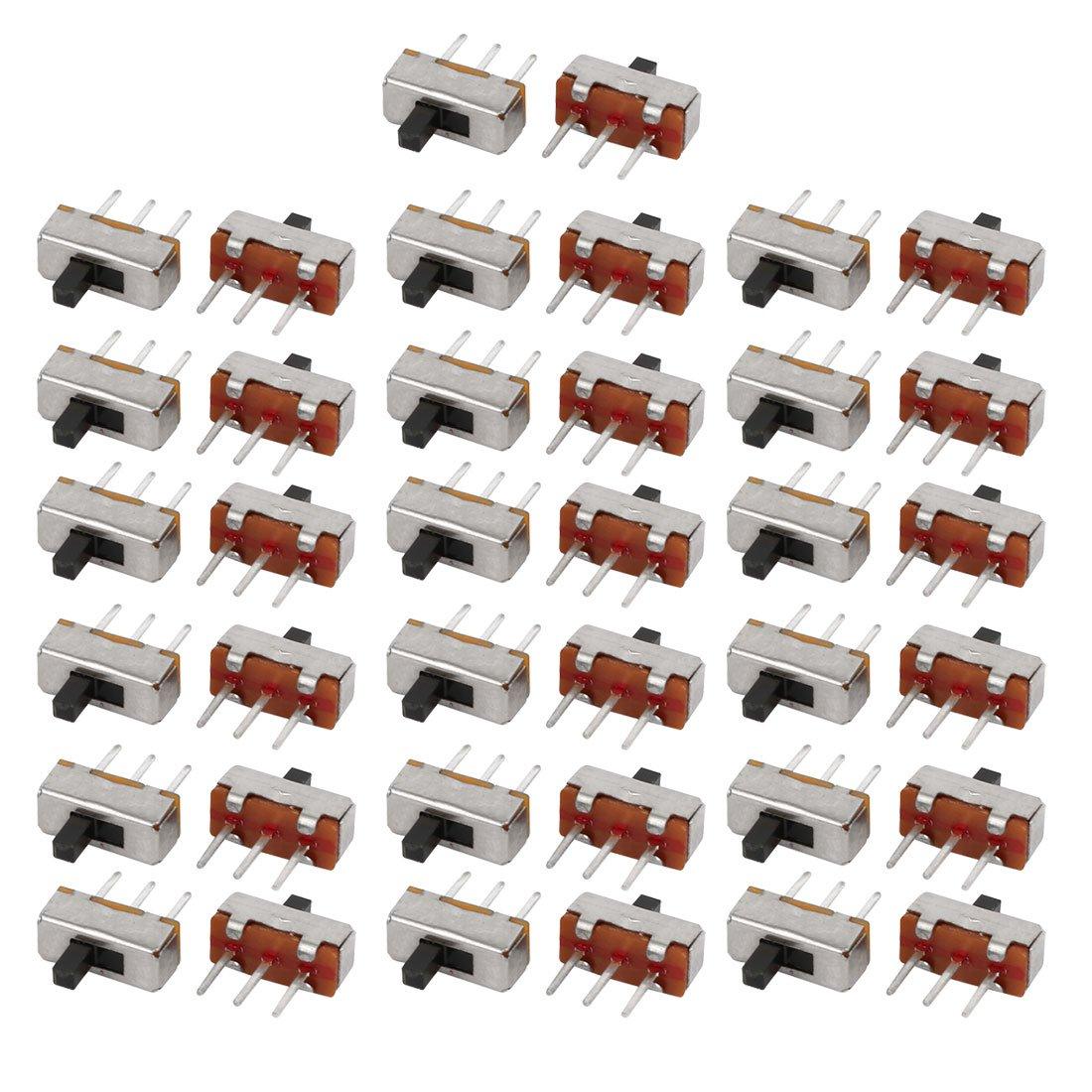 uxcell SS-12D00G3 DIP Switch, 0.1 inch (2.54 mm) Pitch, 3 Terminals, SPDT, Straight Type, 38 Pieces
uxcell SS-12D00G3 DIP Switch, 0.1 inch (2.54 mm) Pitch, 3 Terminals, SPDT, Straight Type, 38 Pieces