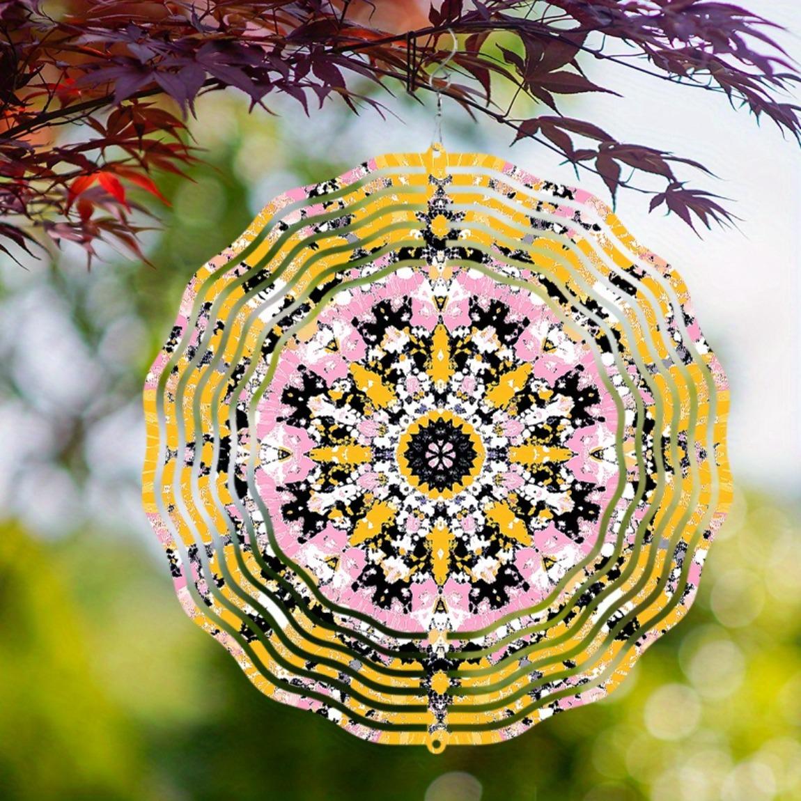 Outdoor Wind Chime Vintage Floral Design Printed Metal Garden Art Hanging Decoration for Christmas Halloween Thanksgiving July 4th Indoor 01A
Outdoor Wind Chime Vintage Floral Design Printed Metal Garden Art Hanging Decoration for Christmas Halloween Thanksgiving July 4th Indoor 01A