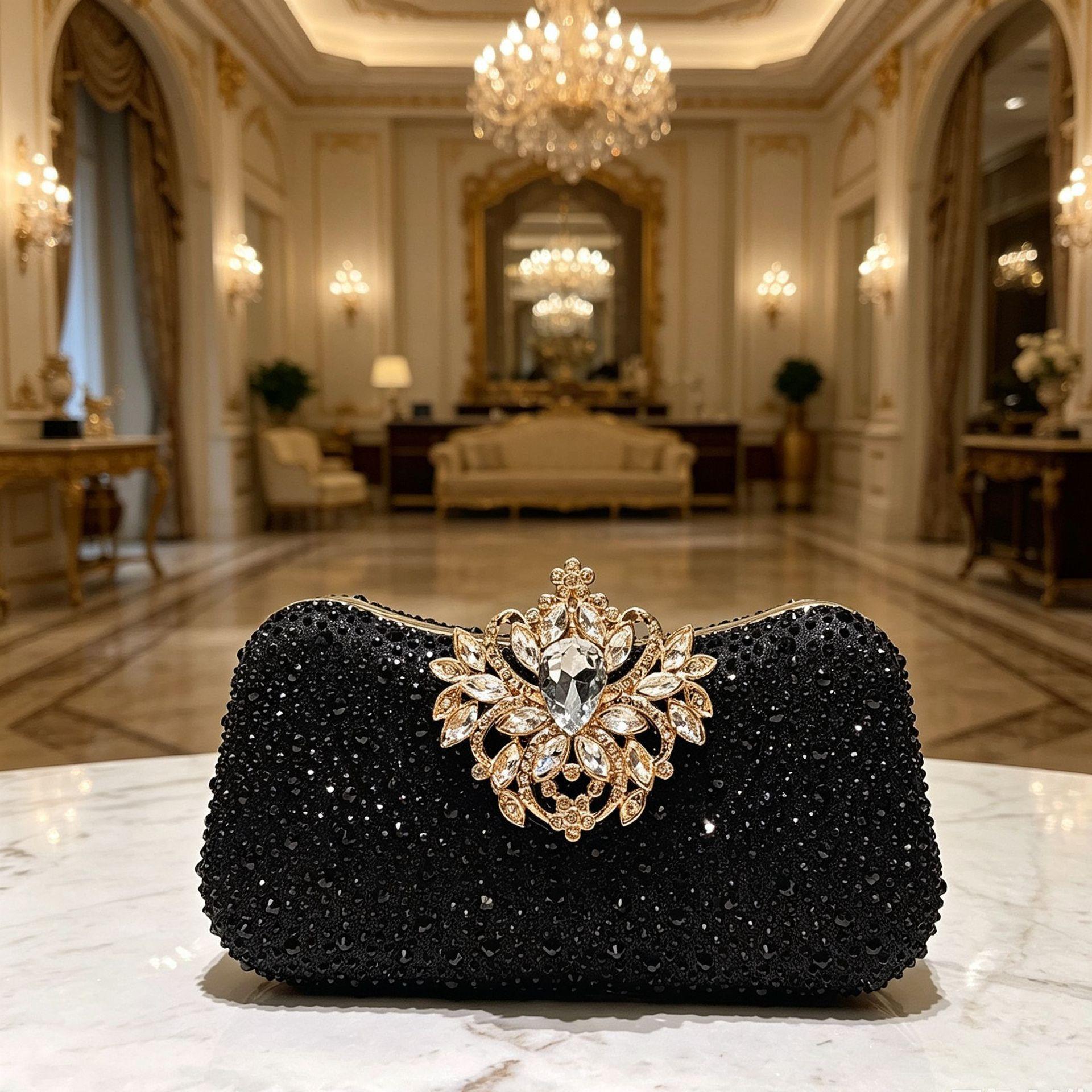 Women Crystals Evening Bags Sparkling Flower Diamond Handbags Elegant Clutch Purses And Handbag Party Bridal Chains Shoulder Bag
Women Crystals Evening Bags Sparkling Flower Diamond Handbags Elegant Clutch Purses And Handbag Party Bridal Chains Shoulder Bag