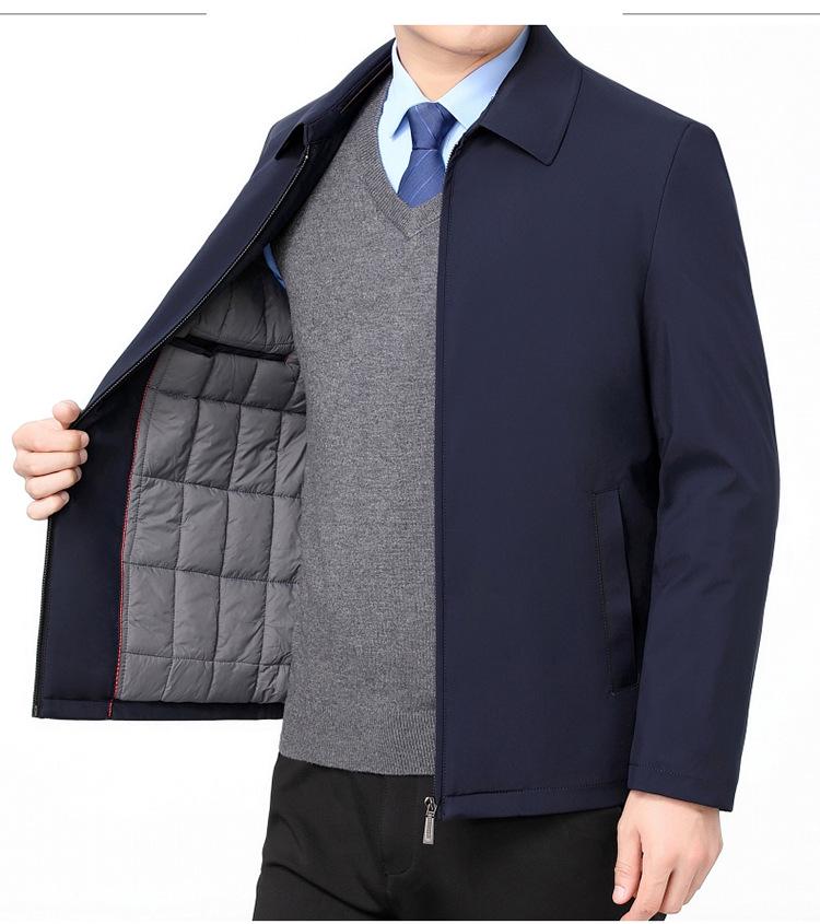 Висококласна чоловіча куртка-піджак преміумкласу Весна/Осінь 2025 - Діловий повсякденний костюм для чоловіків середнього та похилого віку 170-L (Weight 100-125 jin)
Висококласна чоловіча куртка-піджак преміумкласу Весна/Осінь 2025 - Діловий повсякденний костюм для чоловіків середнього та похилого віку 170-L (Weight 100-125 jin)