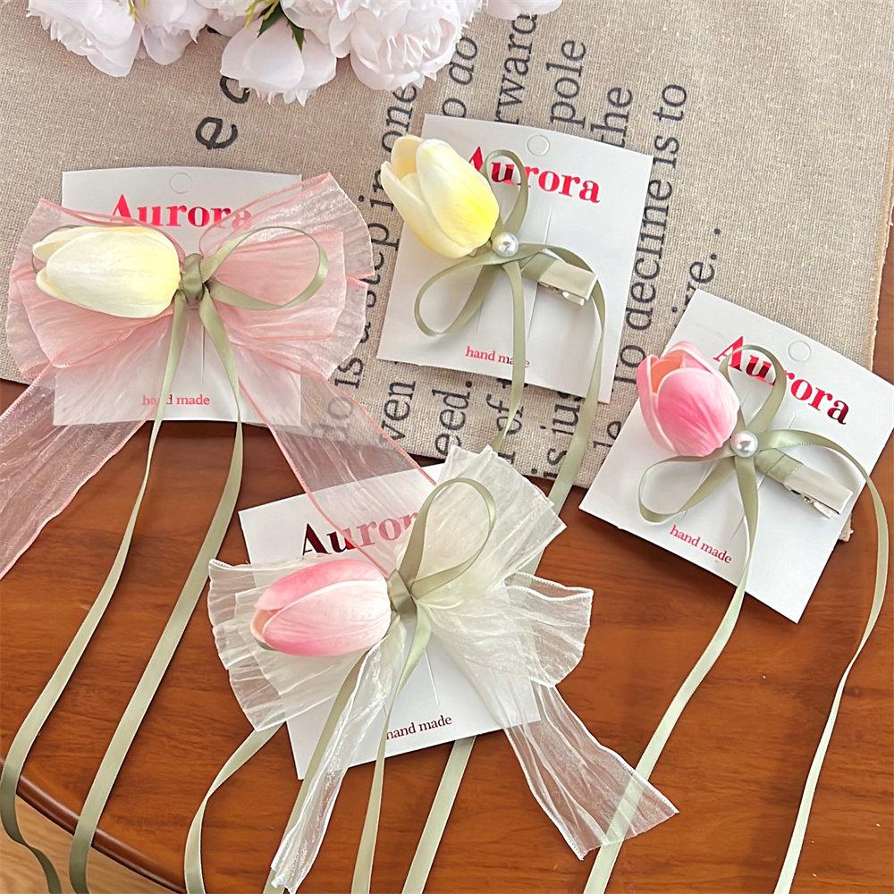 Female Hair Accessories Tulip Flower Hairpin Cloth Tulip Hair Loop Rope Summer Yellow-StyleA
Female Hair Accessories Tulip Flower Hairpin Cloth Tulip Hair Loop Rope Summer Yellow-StyleA