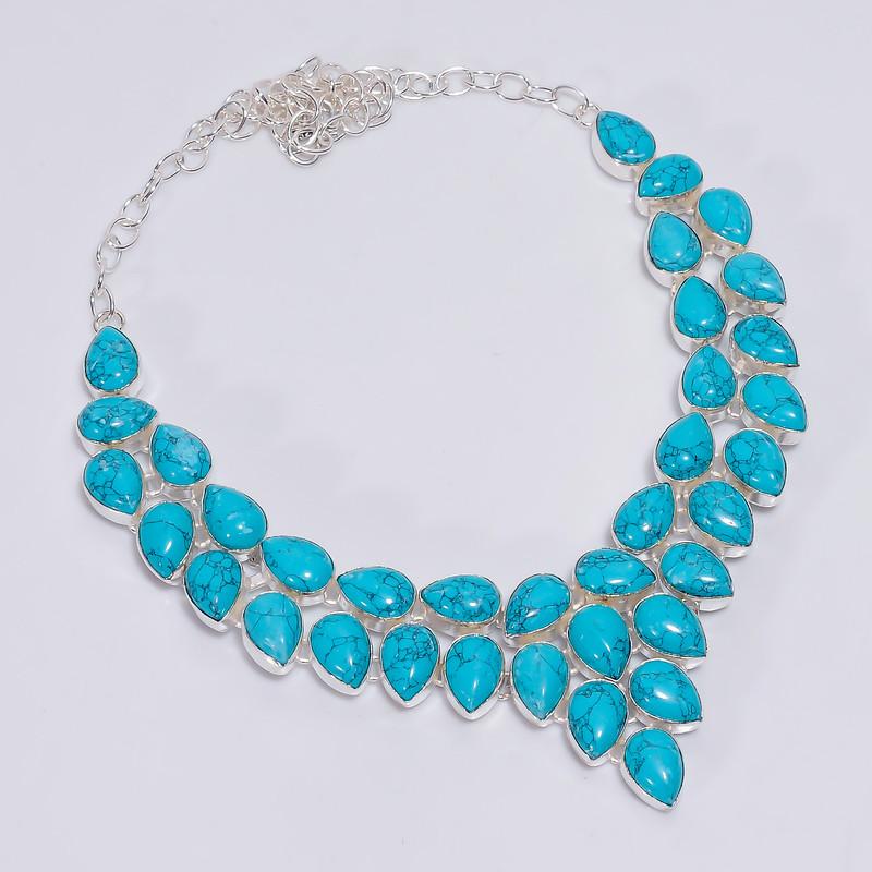 Dazzling Top Grade Qualite 100% Natural Tibetan Turquoise Pear Shape Ethnic Handmade Jewelry 925 Steling Silver Necklace 18 WSJ-4754 срібний
Dazzling Top Grade Qualite 100% Natural Tibetan Turquoise Pear Shape Ethnic Handmade Jewelry 925 Steling Silver Necklace 18 WSJ-4754 срібний