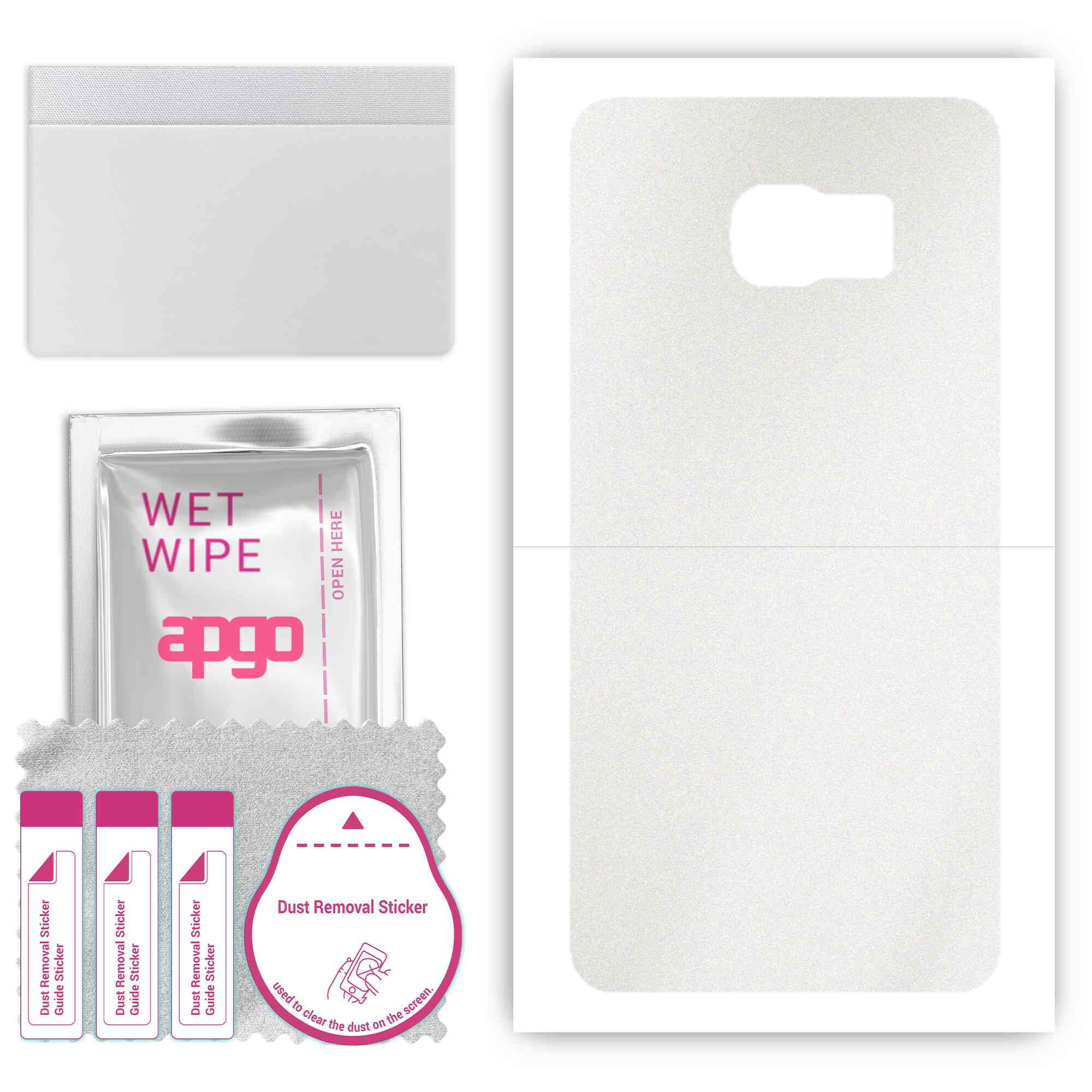 apgo Protective Skin Sticker for the back compatible with Samsung Galaxy S6 Edge Plus SM-G928F, Wrap Film, Foil, Vinyl - Pattern Matte Transparent
apgo Protective Skin Sticker for the back compatible with Samsung Galaxy S6 Edge Plus SM-G928F, Wrap Film, Foil, Vinyl - Pattern Matte Transparent