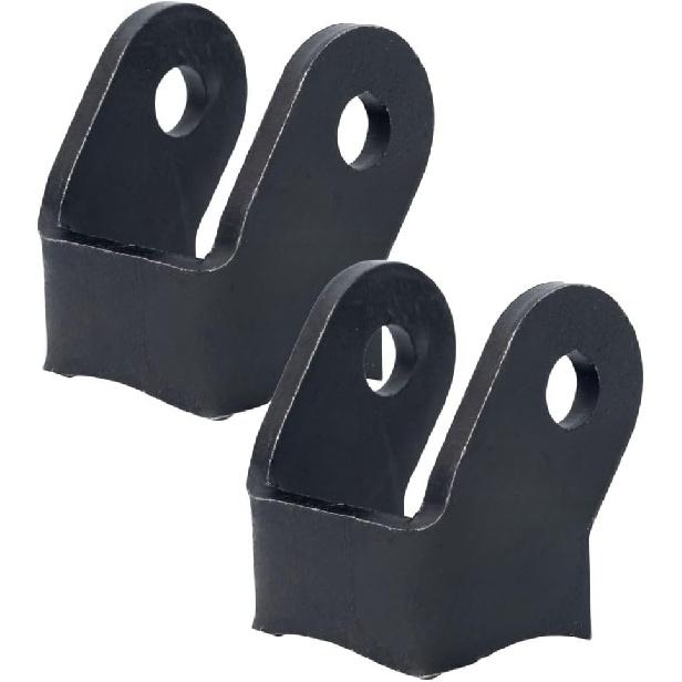 2 Pcs Shock Bracket, Heavy-Duty Shock Absorber, Black Curved Design for Off-Road Trailers (Bending Shock mounts) Bending shock mounts
2 Pcs Shock Bracket, Heavy-Duty Shock Absorber, Black Curved Design for Off-Road Trailers (Bending Shock mounts) Bending shock mounts