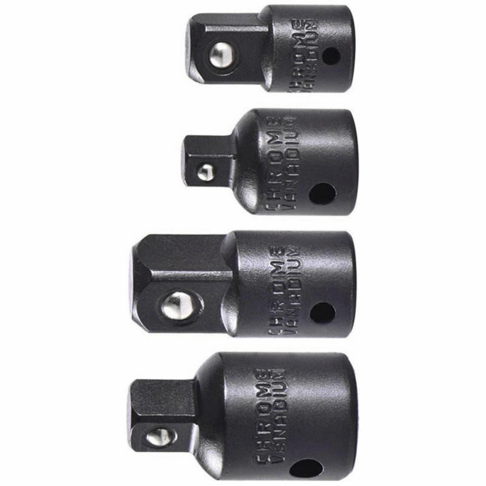 Black Steel Drive Adapter Sleeve Converter Kit For Tool Compatibility 1/4 3/8 1/2Inch Conversion Kit Automotive Repair 1
Black Steel Drive Adapter Sleeve Converter Kit For Tool Compatibility 1/4 3/8 1/2Inch Conversion Kit Automotive Repair 1