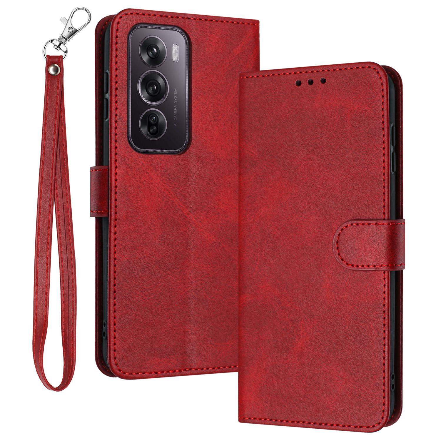 For Oppo Reno12 Pro 5G (Global) Case Wallet PU Leather+TPU Phone Cover Calf Texture Red
For Oppo Reno12 Pro 5G (Global) Case Wallet PU Leather+TPU Phone Cover Calf Texture Red