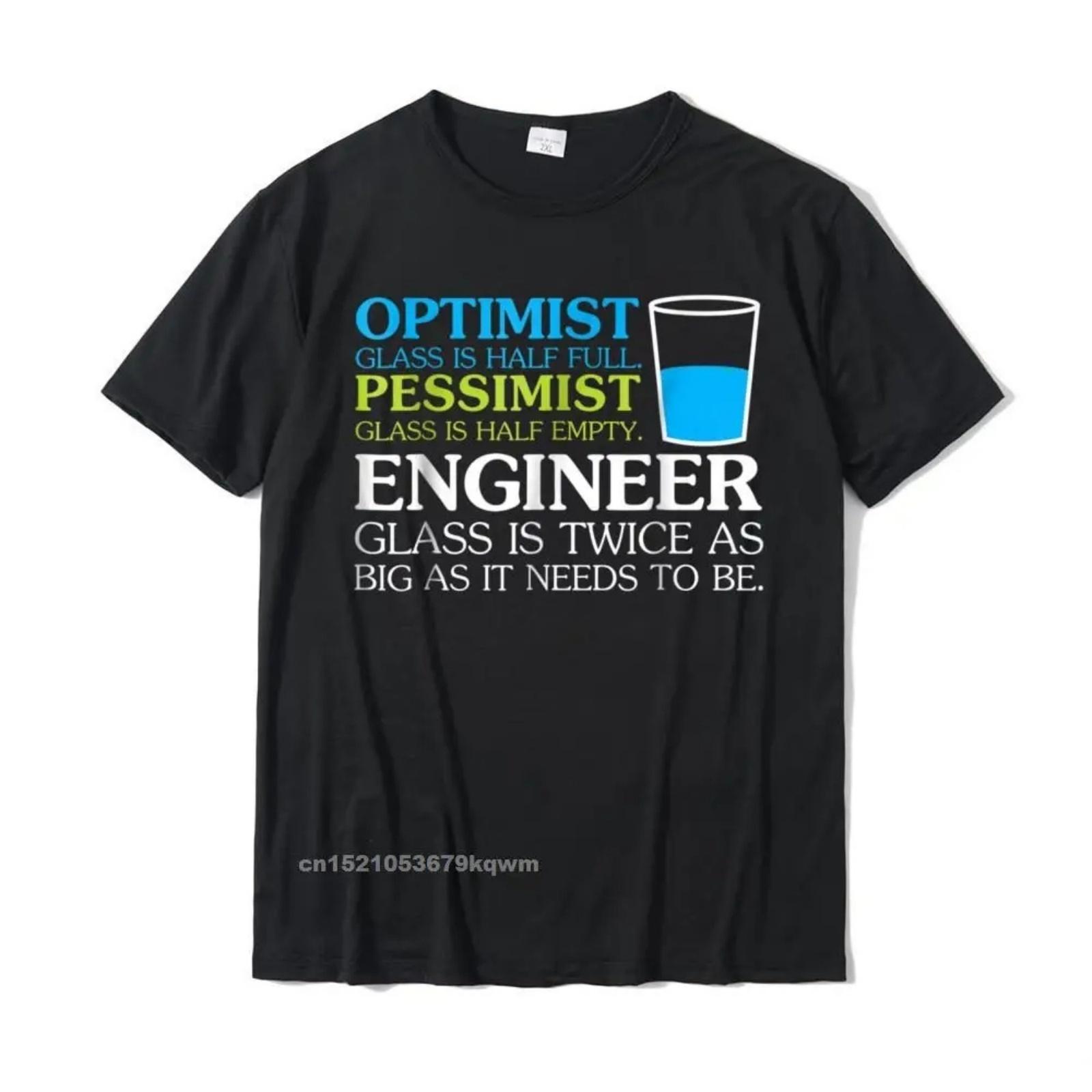 Funny Engineer Optimist Pessimist Glass T-Shirt Hot Sale Unique T Shirt Cotton Men s Tops Shirt Normal XXXXXL різнокольоровий
Funny Engineer Optimist Pessimist Glass T-Shirt Hot Sale Unique T Shirt Cotton Men s Tops Shirt Normal XXXXXL різнокольоровий