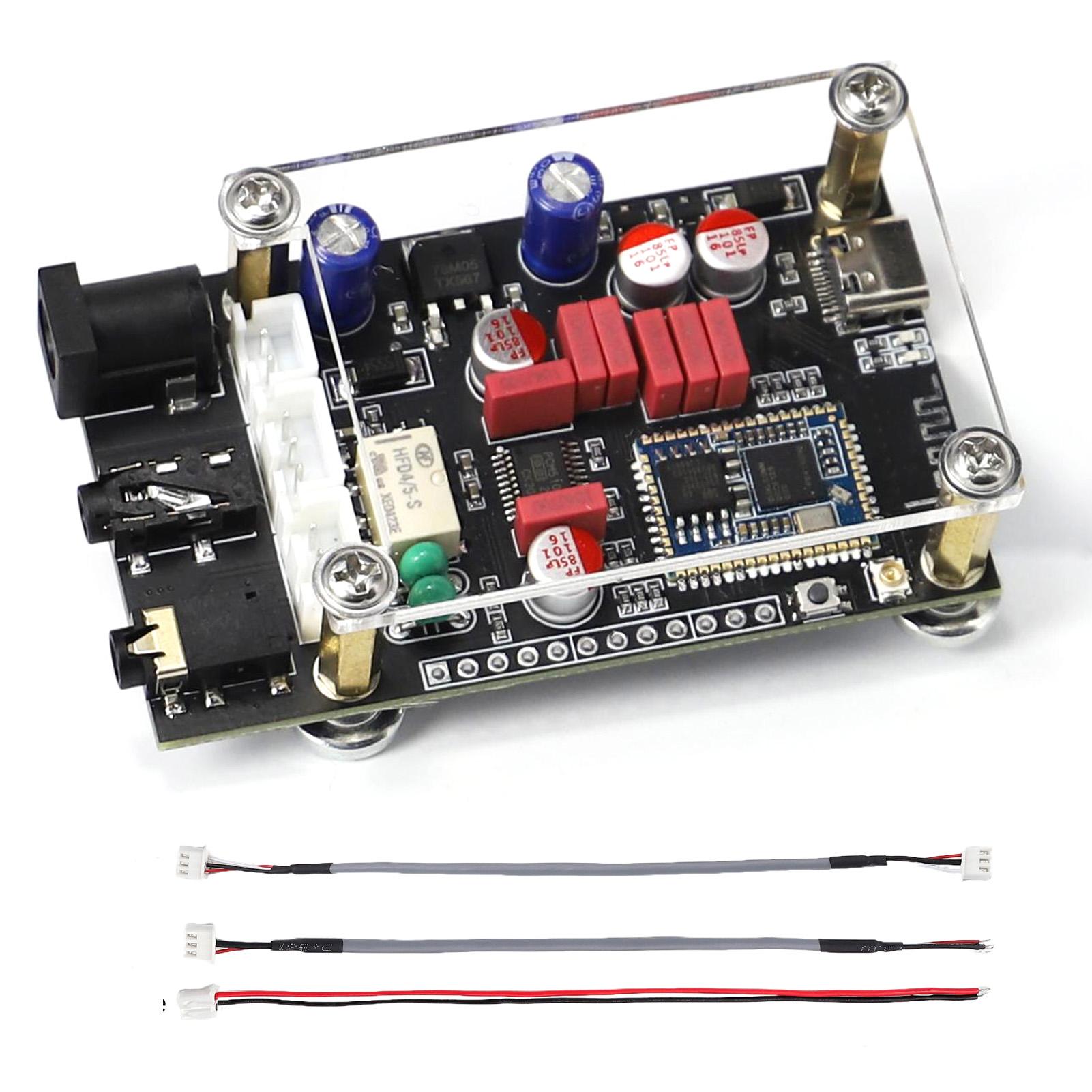Портативна плата без втрат BT 5.1 USB декодування QCC5125 APTX LDAC вбудований декодер антени з акрилом чорний
Портативна плата без втрат BT 5.1 USB декодування QCC5125 APTX LDAC вбудований декодер антени з акрилом чорний