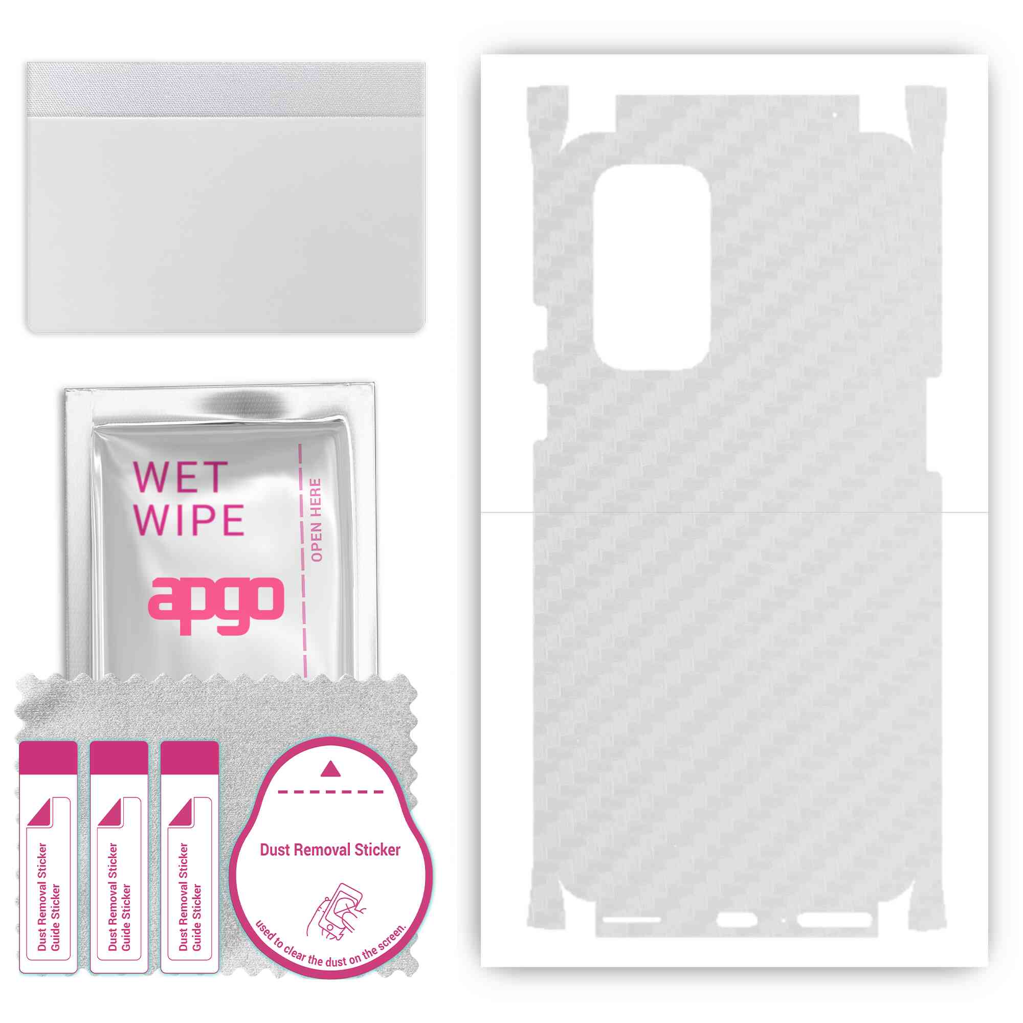 apgo Protective Skin Sticker for the back+sides compatible with OnePlus 9, Full Wrap Film, Foil, Vinyl - Pattern Transparent Carbon
apgo Protective Skin Sticker for the back+sides compatible with OnePlus 9, Full Wrap Film, Foil, Vinyl - Pattern Transparent Carbon