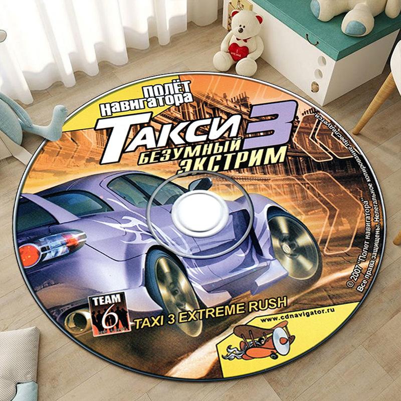 CD living room round rug play game mat carpet bedroom children s room Racing picture 60cm
CD living room round rug play game mat carpet bedroom children s room Racing picture 60cm