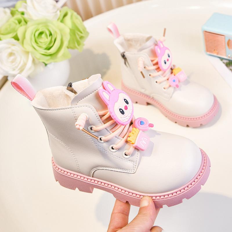 Girls Cute Cartoon Solid Marten Boots Fashion Side Zipper Ankle Boots for Kids Winter Warm Shoes size 26
Girls Cute Cartoon Solid Marten Boots Fashion Side Zipper Ankle Boots for Kids Winter Warm Shoes size 26