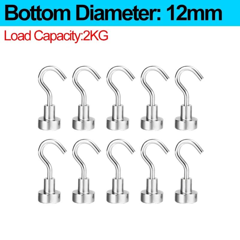 20/1 шт. маленькие магнитные крючки многоцелевые неодимовые магнитные крючки для кухни холодильника ключи держатели для хранения пальто вешалка для ванной комнаты 20Pcs