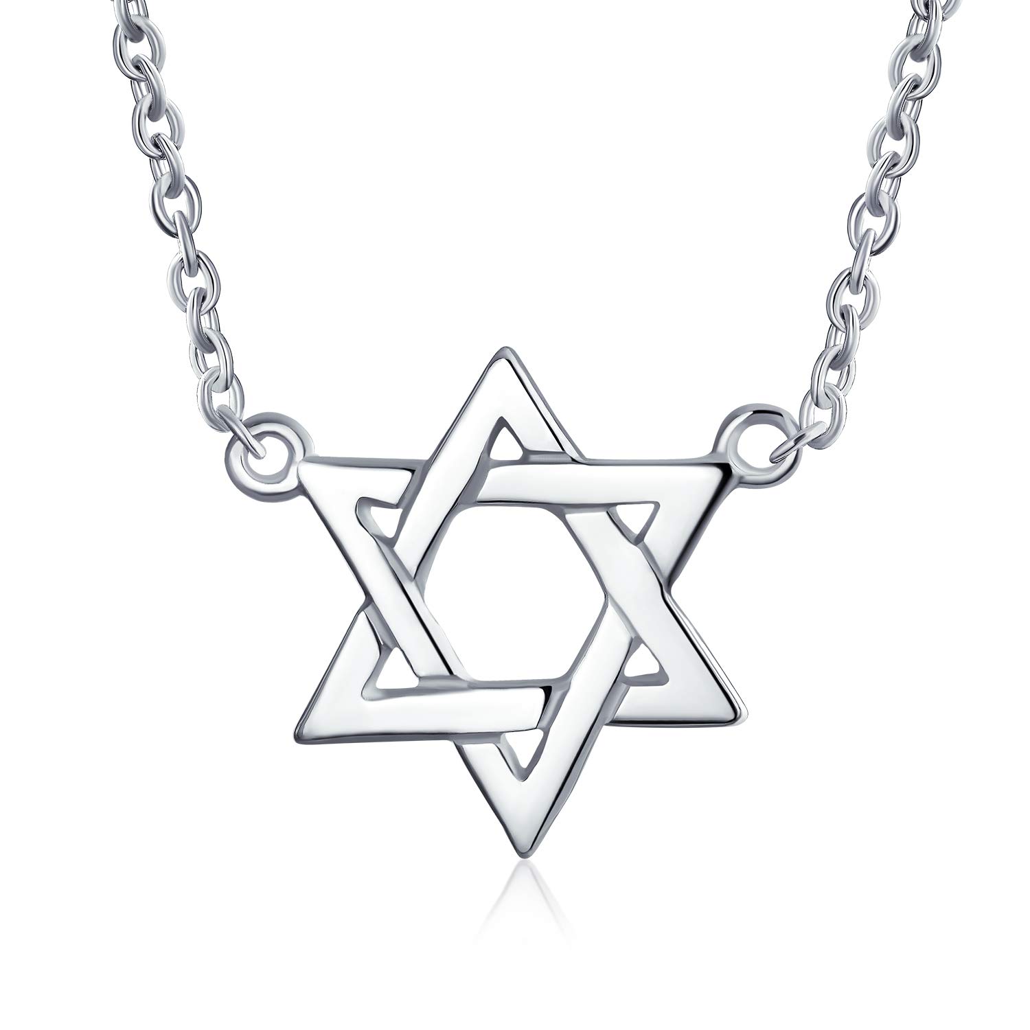 Religious Hanukkah Magen Judaica Star of David Station Pendant Necklace for Women and Bat Made of Sterling Traditional Teenagers Mitzvahs. .925
Religious Hanukkah Magen Judaica Star of David Station Pendant Necklace for Women and Bat Made of Sterling Traditional Teenagers Mitzvahs. .925