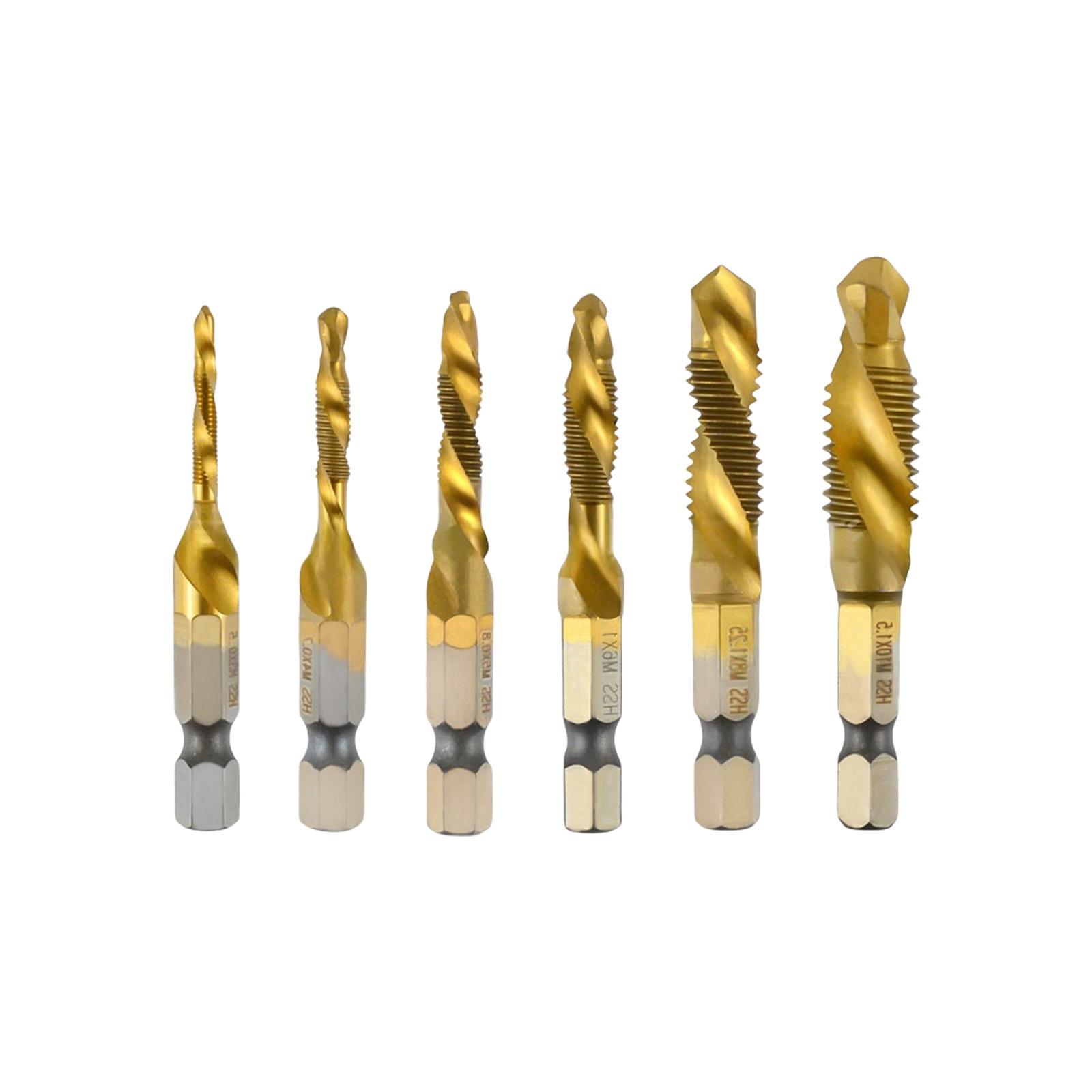 Steel Screw Thread Tap Drill Bit 1/4Inch Hexagonal Shank For Professional Mechanical Repair
Steel Screw Thread Tap Drill Bit 1/4Inch Hexagonal Shank For Professional Mechanical Repair