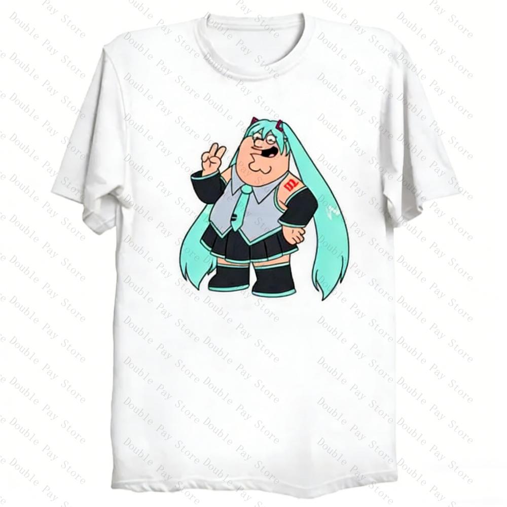 Peter Griffin Miku Meme TShirt Funny Anime Cartoon Graphic Tee Unisex Casual Fashion Streetwear Unisexs Shirts Women tshirts 4XL
Peter Griffin Miku Meme TShirt Funny Anime Cartoon Graphic Tee Unisex Casual Fashion Streetwear Unisexs Shirts Women tshirts 4XL