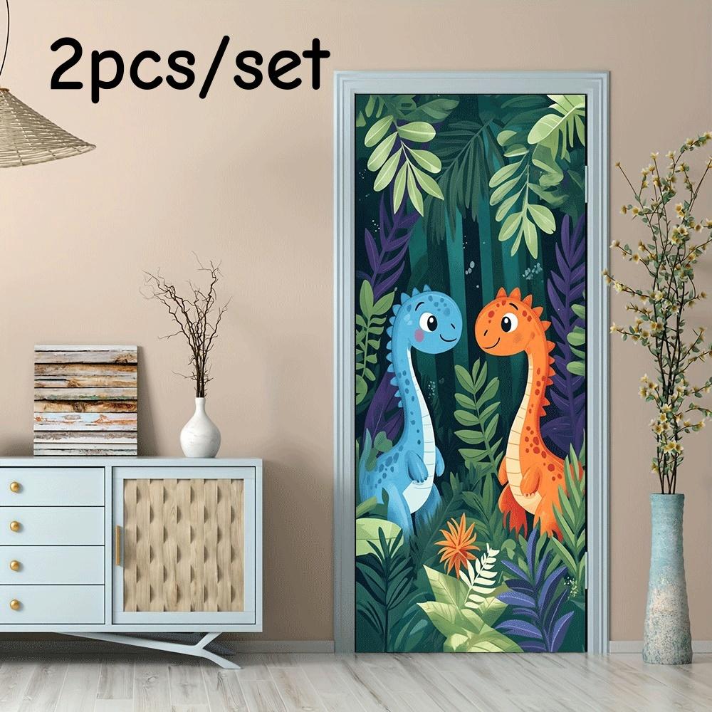 2pcs children s room cartoon dinosaur wall stickers, boys bedroom decoration stickers, jungle animal theme kindergarten classro (as the picture,38.5x200cmx2)
2pcs children s room cartoon dinosaur wall stickers, boys bedroom decoration stickers, jungle animal theme kindergarten classro (as the picture,38.5x200cmx2)