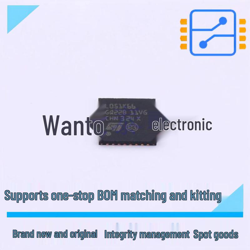 STM32L051K6U6 UFQFPN-32 ARM Cortex-M0+ Microcontroller
STM32L051K6U6 UFQFPN-32 ARM Cortex-M0+ Microcontroller