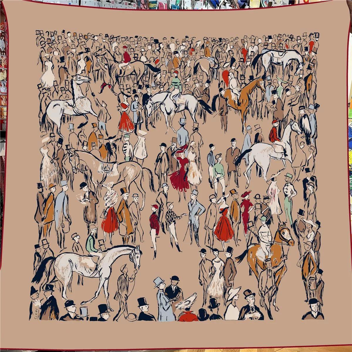 130Cm Faux Silk Cashmere Scarf Women Hand Rolled Shawl Printed Large Square Scarves Wraps Lady Bandana Big Hijab Female Foulards 130x130cm
130Cm Faux Silk Cashmere Scarf Women Hand Rolled Shawl Printed Large Square Scarves Wraps Lady Bandana Big Hijab Female Foulards 130x130cm
