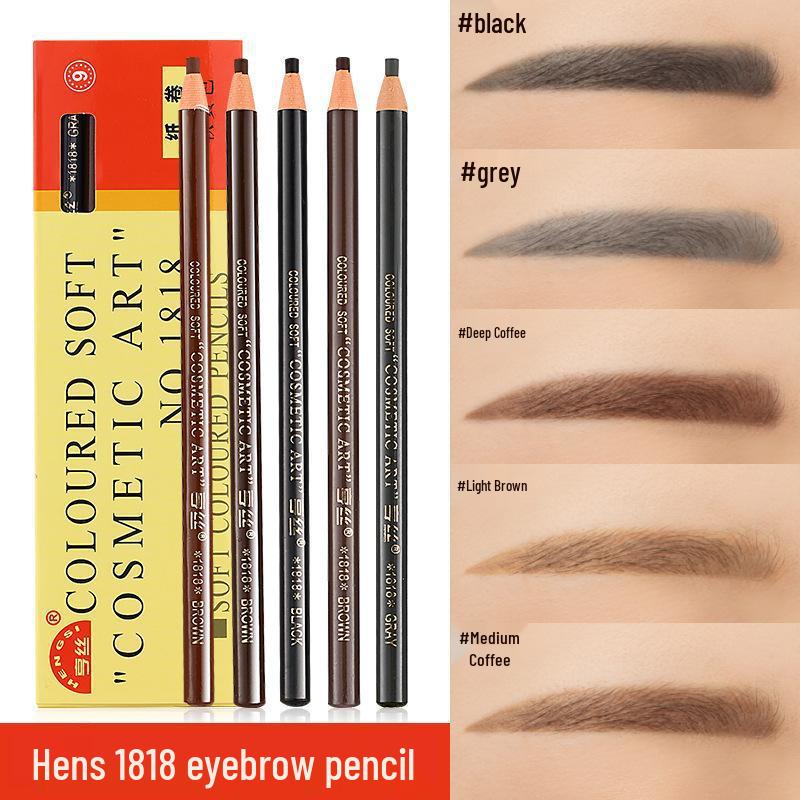 Authentic Hense Pull-String Waterproof Eyebrow & Eyeliner Pencil - Long-lasting, Non-Smudge Formula for Beginners 12# Light Coffee
Authentic Hense Pull-String Waterproof Eyebrow & Eyeliner Pencil - Long-lasting, Non-Smudge Formula for Beginners 12# Light Coffee