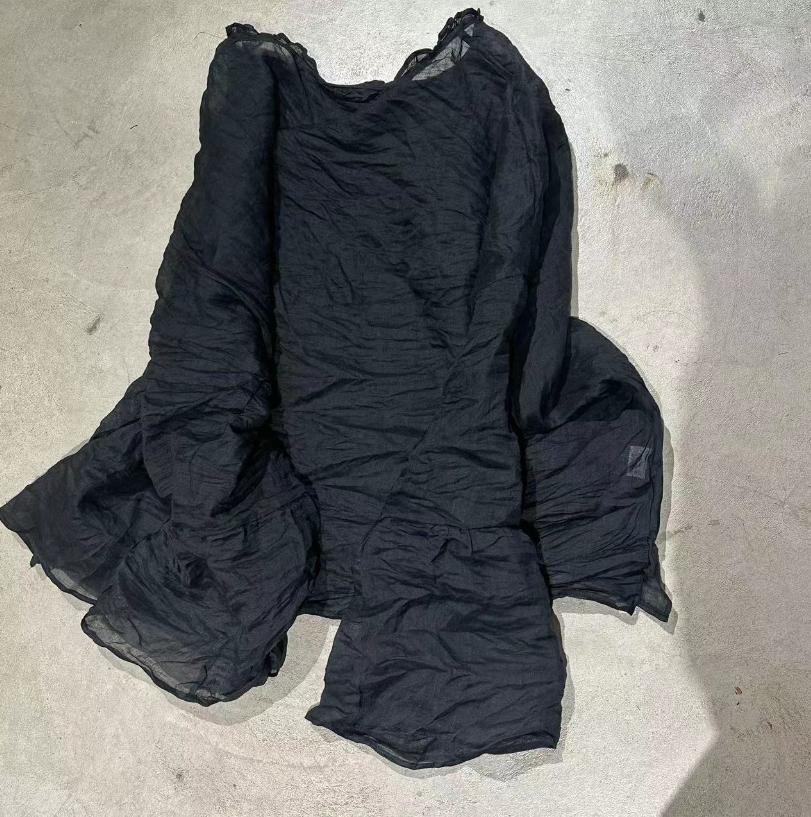 Johnature женская весенняя нишевая футболка с длинными рукавами и рюшами и воротником, винтажная модная однотонная футболка One Size чёрный
Johnature женская весенняя нишевая футболка с длинными рукавами и рюшами и воротником, винтажная модная однотонная футболка One Size чёрный