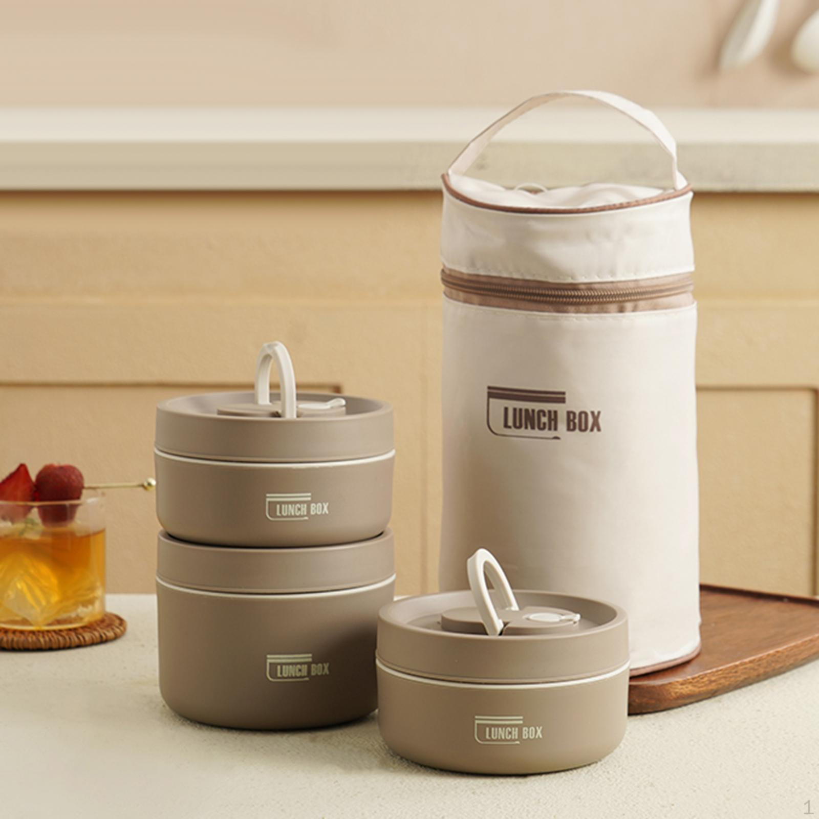 Adult Kids Lunch Box, Or Cold Food Storage Bento Stackable Snack Container for 3PCS коричневий
Adult Kids Lunch Box, Or Cold Food Storage Bento Stackable Snack Container for 3PCS коричневий