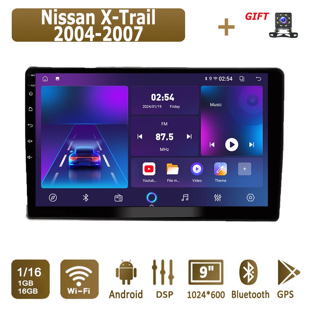 Android Car Radio для Nissan X-Trail 2004-2007 Мультимедийный проигрыватель Головное устройство Стерео GPS Навигация BT WIFI 1+16 ГБ 1+16GB
Android Car Radio для Nissan X-Trail 2004-2007 Мультимедийный проигрыватель Головное устройство Стерео GPS Навигация BT WIFI 1+16 ГБ 1+16GB