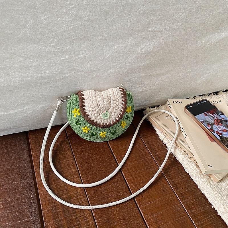 Handmade Knitted Cute Crossbody Bag, Unique Design, Single Shoulder Bag One Size зелений
Handmade Knitted Cute Crossbody Bag, Unique Design, Single Shoulder Bag One Size зелений