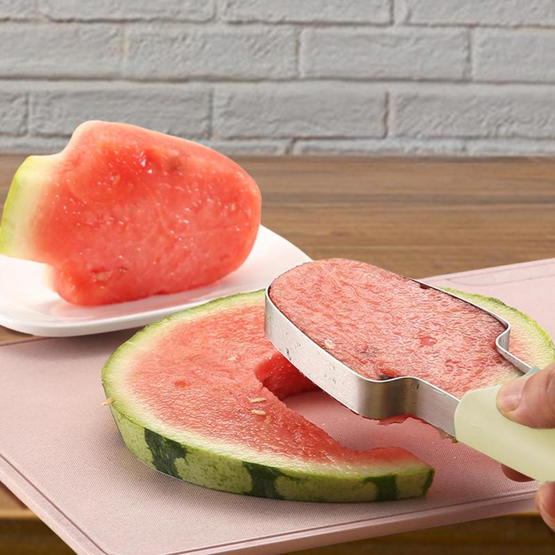 Watermelon Cutter Tool Stainless Steel Fruit Cutter And Fork Set Kitchen Gadgets Watermelon Banana Tool For Camping Picnics бежевий
Watermelon Cutter Tool Stainless Steel Fruit Cutter And Fork Set Kitchen Gadgets Watermelon Banana Tool For Camping Picnics бежевий