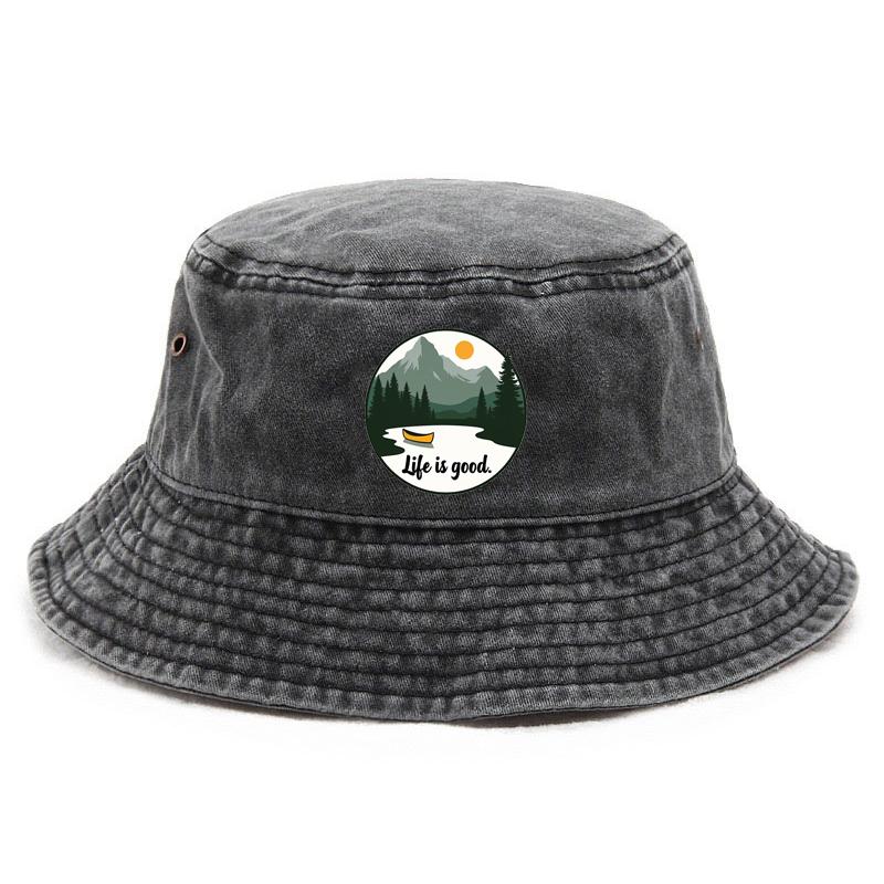 Customize Optimistic Style Cotton Washed Bucket Hat Vintage Fishing Hat for Men Women Sun Protection Outdoor Cap Outdoor Gift чорний
Customize Optimistic Style Cotton Washed Bucket Hat Vintage Fishing Hat for Men Women Sun Protection Outdoor Cap Outdoor Gift чорний