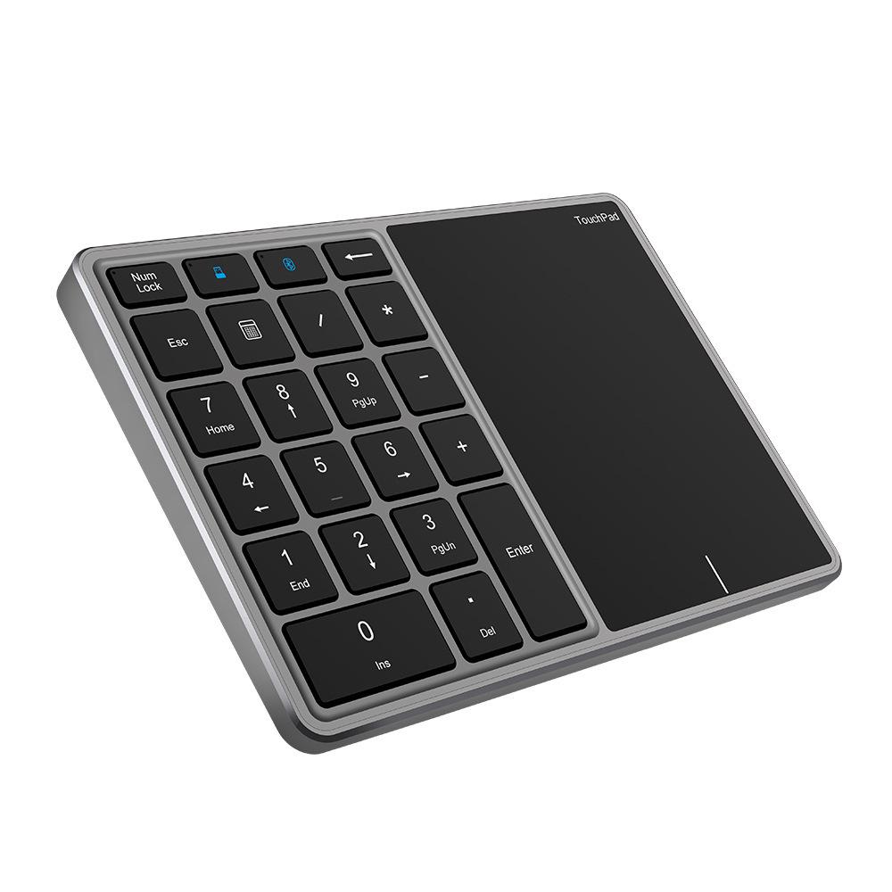 Ultra-Thin Bluetooth + 2.4G Dual Mode Digital Keyboard with Built-in Charging & Touchpad сірий колір
Ultra-Thin Bluetooth + 2.4G Dual Mode Digital Keyboard with Built-in Charging & Touchpad сірий колір