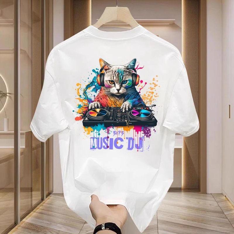 2025 New Cat Print Summer Cotton Crew Neck T-shirt Men s Loose Trend Versatile Fashion Breathable Short-sleeved Party Top 4XL
2025 New Cat Print Summer Cotton Crew Neck T-shirt Men s Loose Trend Versatile Fashion Breathable Short-sleeved Party Top 4XL