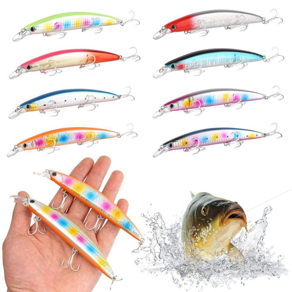 Multicolor Floating Minnow Baits ABS Minnow Lures Professional Fish Hooks Winter Fishing
Multicolor Floating Minnow Baits ABS Minnow Lures Professional Fish Hooks Winter Fishing