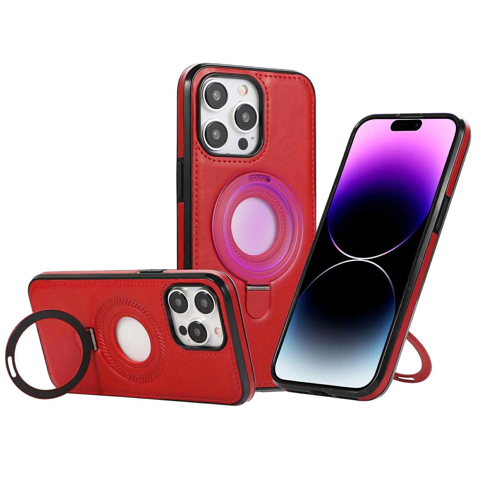 For iPhone 14 Pro Case Magnetic Kickstand PU Leather Coated PC+TPU Phone Cover Red
For iPhone 14 Pro Case Magnetic Kickstand PU Leather Coated PC+TPU Phone Cover Red