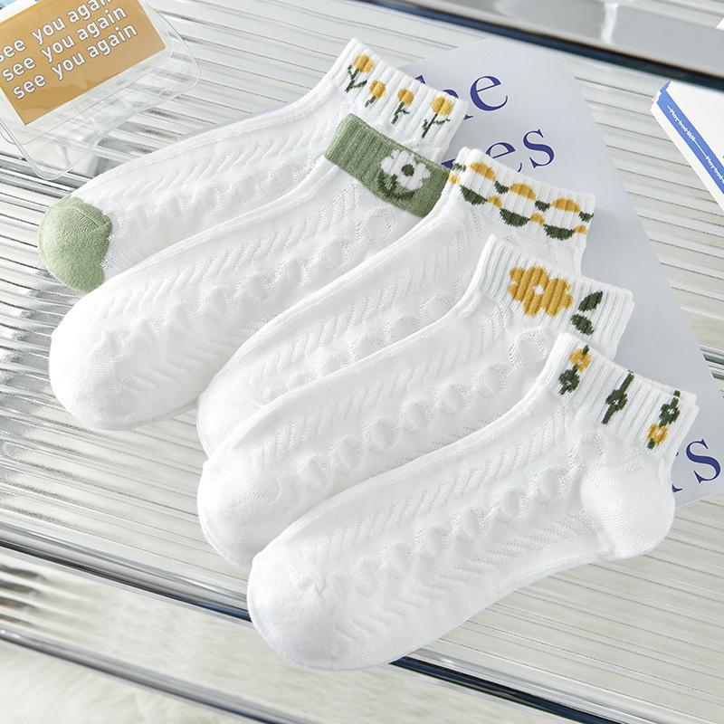 Женские носки до середины икры - Весна/Лето, Модный японский цветочный, Корейский стиль Frosted bag
Женские носки до середины икры - Весна/Лето, Модный японский цветочный, Корейский стиль Frosted bag