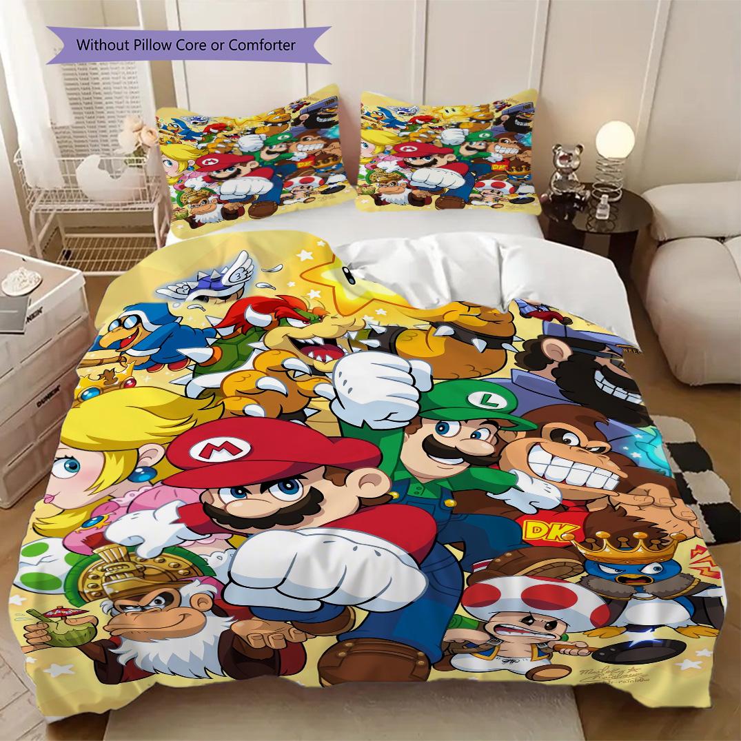 Funda nórdica suave y cómoda con estampado de Super Mario, juego de cama infantil de regalo, varios tamaños disponibles, lavable a máquina LXR91 135x200cm
Funda nórdica suave y cómoda con estampado de Super Mario, juego de cama infantil de regalo, varios tamaños disponibles, lavable a máquina LXR91 135x200cm