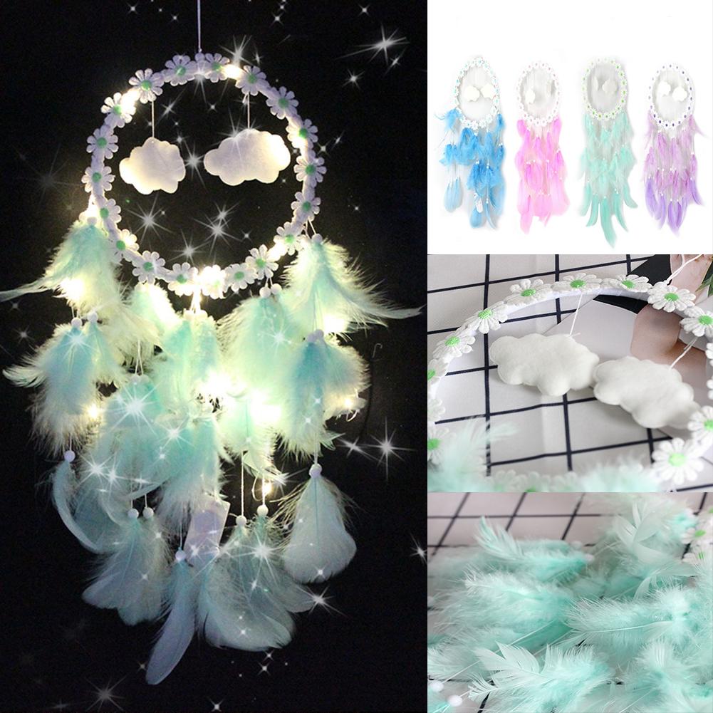 LED Flowers Clouds Feathers Dream Catcher String Lights Romantic Night Lamp Decorative nightlight cloud dream catcher pendant
LED Flowers Clouds Feathers Dream Catcher String Lights Romantic Night Lamp Decorative nightlight cloud dream catcher pendant