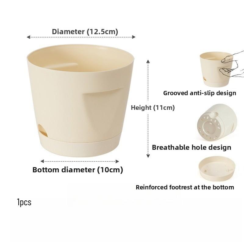 1pcs Internet Celebrity Self Absorbent Plastic Flowerpot Wabi Sabi Wind Thickened Breathable Succulent Flowerpot High-end
1pcs Internet Celebrity Self Absorbent Plastic Flowerpot Wabi Sabi Wind Thickened Breathable Succulent Flowerpot High-end