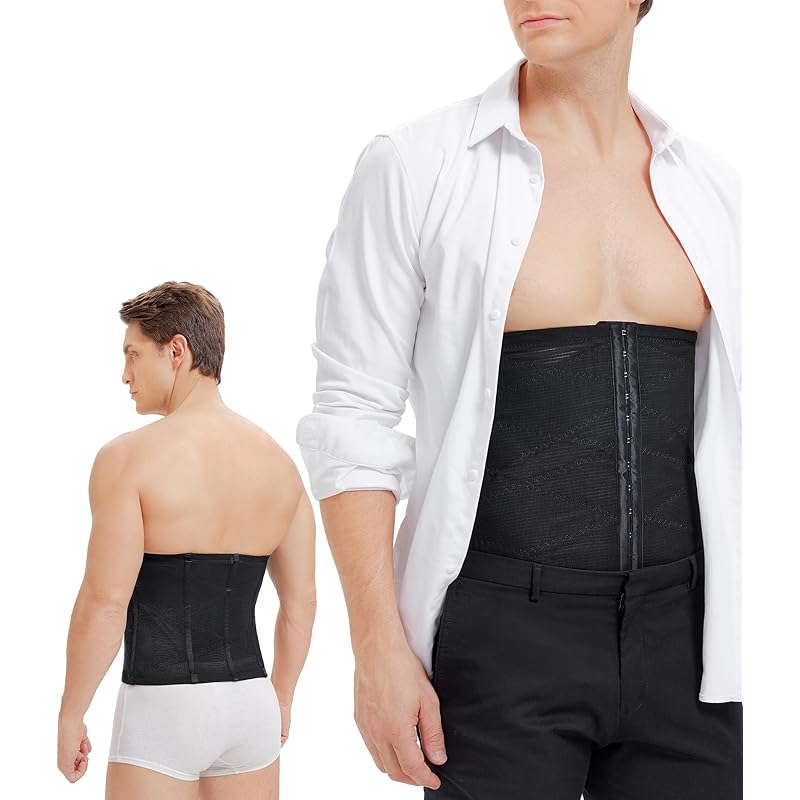 Sawaiko men s corset back pain belt waist supporter hunched back correction belt for men posture correction belt stretch (black, 3XL)
Sawaiko men s corset back pain belt waist supporter hunched back correction belt for men posture correction belt stretch (black, 3XL)