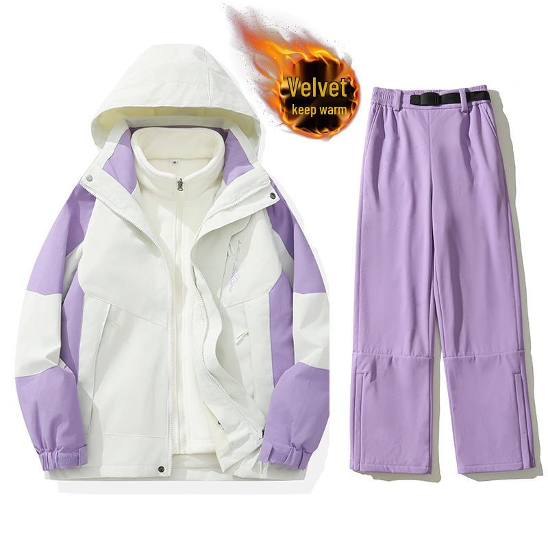 Junior Ski Suit: 3-in-1 Detachable Fleece-Lined Windbreaker and Snow Set for Beginner Big Kids M (65-80 jin)
Junior Ski Suit: 3-in-1 Detachable Fleece-Lined Windbreaker and Snow Set for Beginner Big Kids M (65-80 jin)