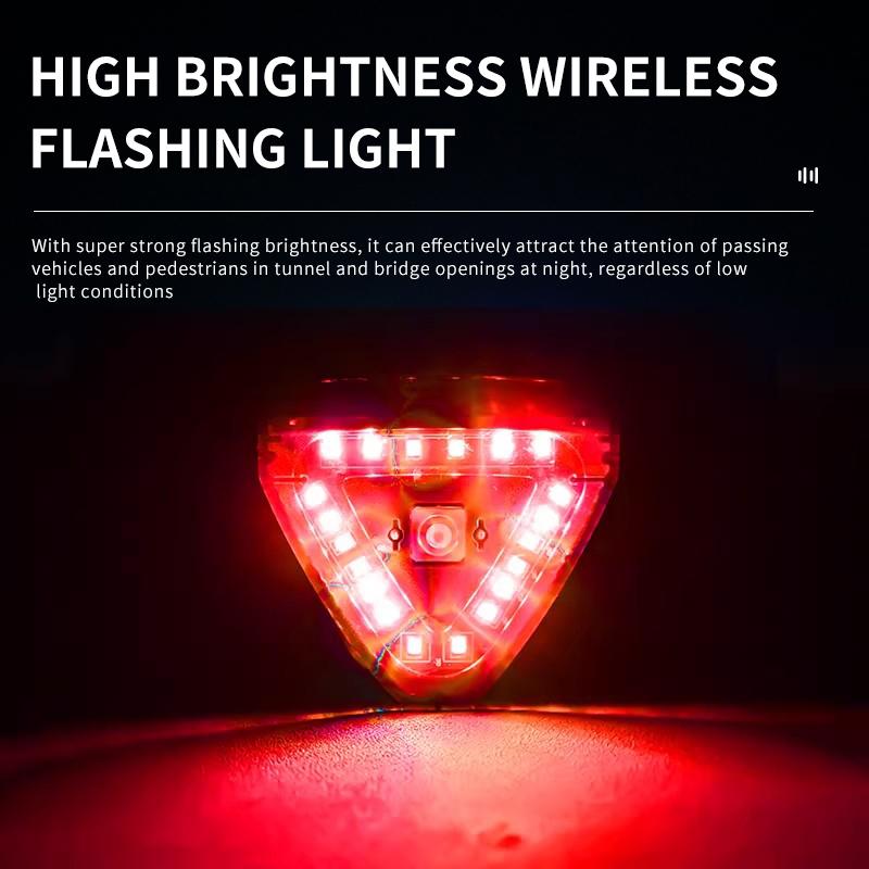 Wireless solar navigation light LED anti rear end collision solar warning flashing airplane light car rear bumper cruise light 1PCS червоний
Wireless solar navigation light LED anti rear end collision solar warning flashing airplane light car rear bumper cruise light 1PCS червоний