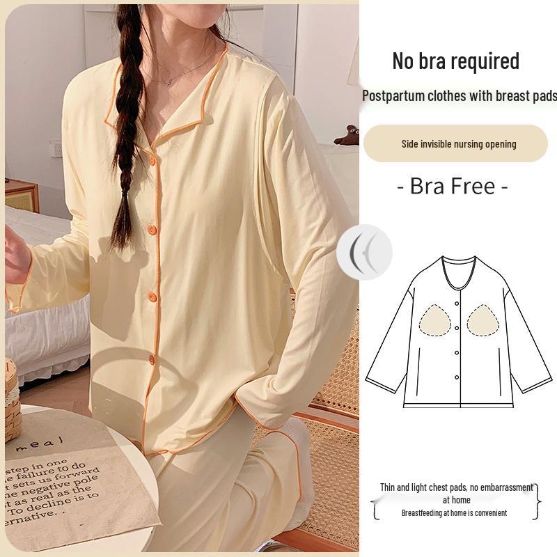 New Style Maternity Pajama Set - Cool Touch with Breast Pads for Postpartum Breastfeeding Large
New Style Maternity Pajama Set - Cool Touch with Breast Pads for Postpartum Breastfeeding Large
