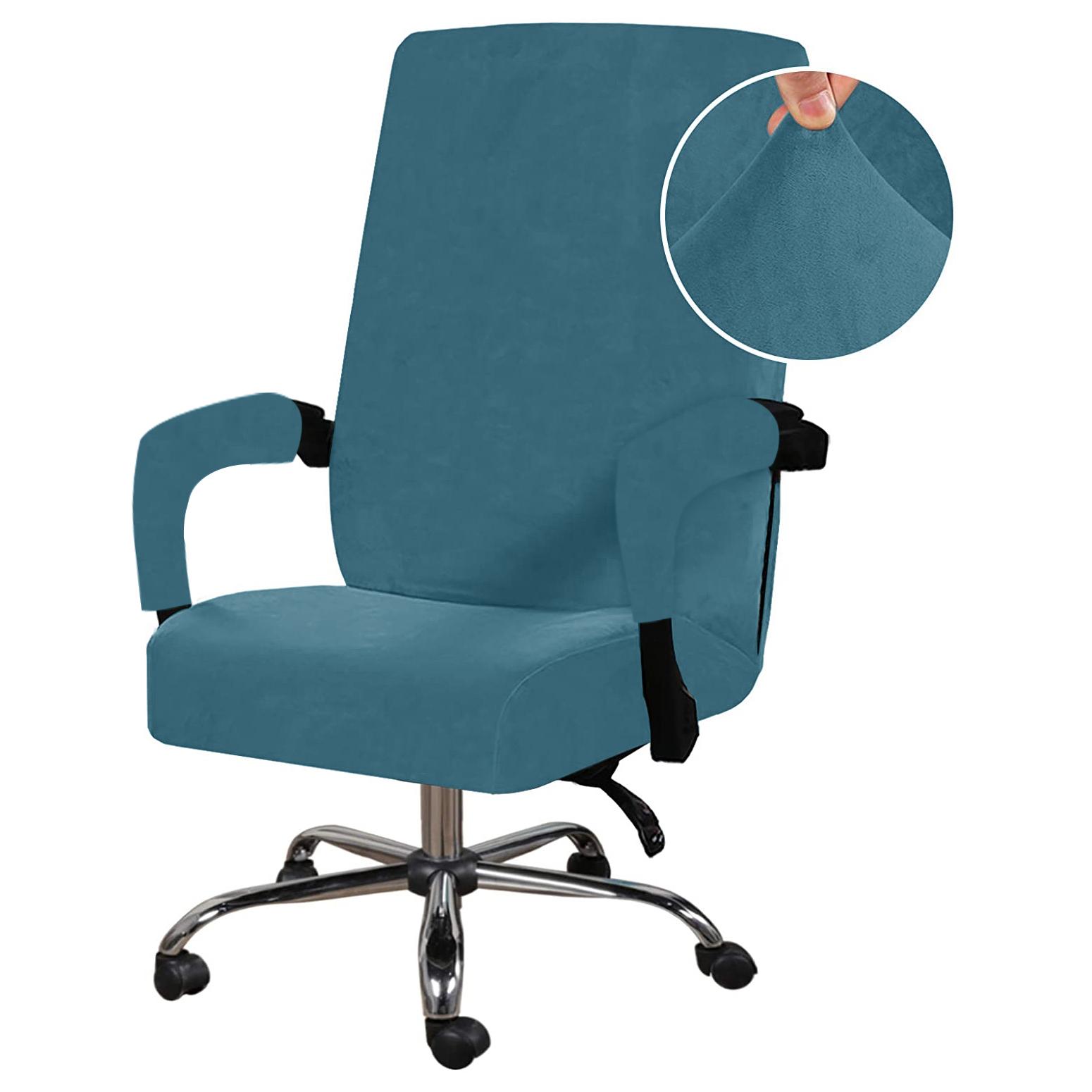 Velvet Executive Chair Cover for Computer New Leather Computer Chair Covers Elastic Stretch Cover for Swivel Office Chairs L(58-69cm)
Velvet Executive Chair Cover for Computer New Leather Computer Chair Covers Elastic Stretch Cover for Swivel Office Chairs L(58-69cm)