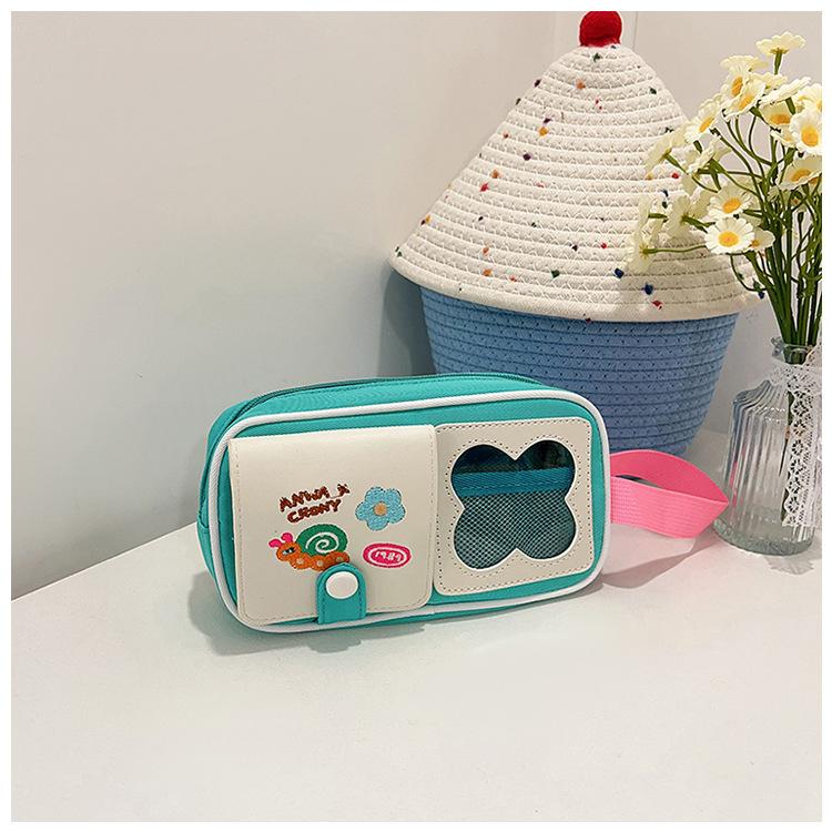 New small, fresh, contrasting colors, five-pointed star, cute pencil case, large-capacity storage, stationery, high school commuting handbag. зелёный
New small, fresh, contrasting colors, five-pointed star, cute pencil case, large-capacity storage, stationery, high school commuting handbag. зелёный