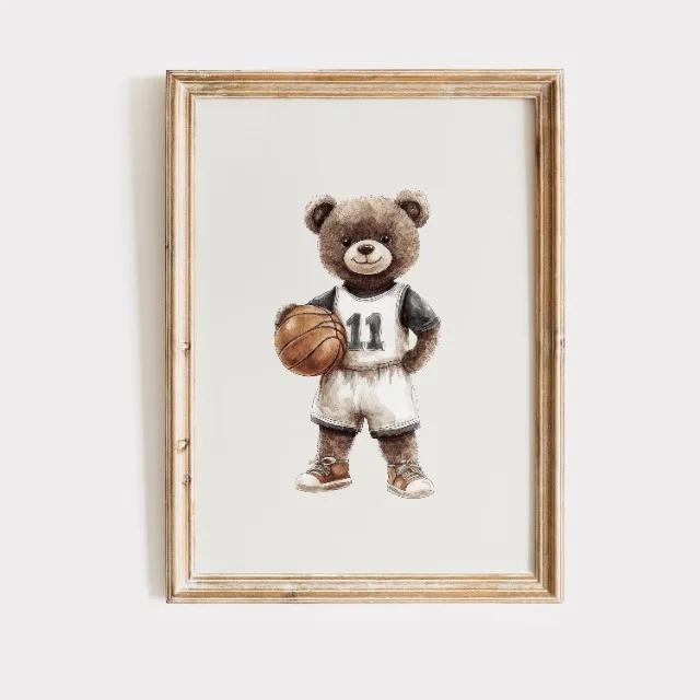 Vintage Teddy Bear Sport Watercolor Posters Basketball Hockey Soccer Canvas Printing Wall Art Picture for Living Room Home Decor 21X30CMNo Framed
Vintage Teddy Bear Sport Watercolor Posters Basketball Hockey Soccer Canvas Printing Wall Art Picture for Living Room Home Decor 21X30CMNo Framed