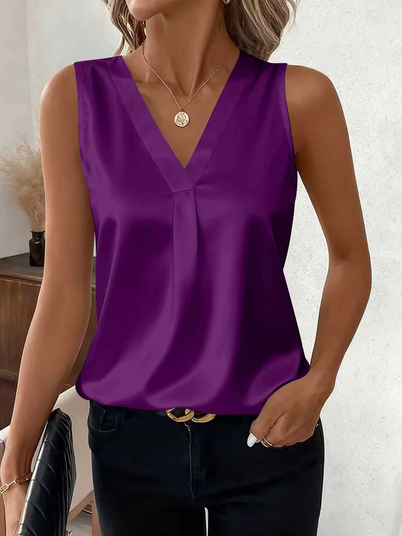 Women s Color Cotton And Linen Camisole Loose Inner Sleeveless Versatile Bottoming Top XXL фіолетовий
Women s Color Cotton And Linen Camisole Loose Inner Sleeveless Versatile Bottoming Top XXL фіолетовий