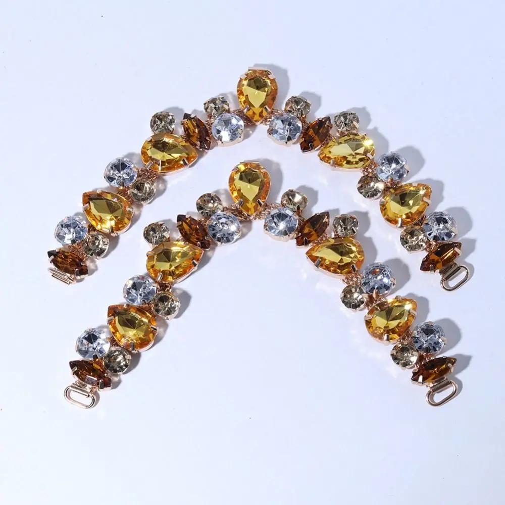 2Pcs DIY Herringbone Slipper Chain 8Styles Acrylic Crystal Removable Shoe Flower Sandal Beach Slider Decorate Chain Shoe Buckles
2Pcs DIY Herringbone Slipper Chain 8Styles Acrylic Crystal Removable Shoe Flower Sandal Beach Slider Decorate Chain Shoe Buckles