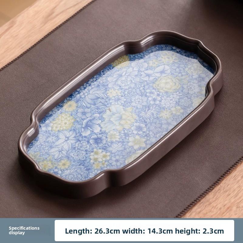 1pcs Haitang Flower Glass Tea Tray Small Kung Fu Teaset Dry Brewing Table Household Chinese Style Covered Bowl Tray Storage Tray
1pcs Haitang Flower Glass Tea Tray Small Kung Fu Teaset Dry Brewing Table Household Chinese Style Covered Bowl Tray Storage Tray