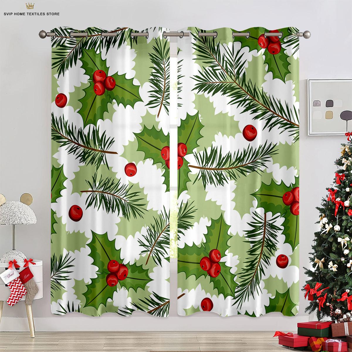 Christmas Tree Snow Holiday Decoration Curtain Panels Animated Bespoke Print Pattern Chamber Dining Room Holiday Decoration Curtain Panels Pieces W50X130H(CM)X2PCS&Rod pocket
Christmas Tree Snow Holiday Decoration Curtain Panels Animated Bespoke Print Pattern Chamber Dining Room Holiday Decoration Curtain Panels Pieces W50X130H(CM)X2PCS&Rod pocket