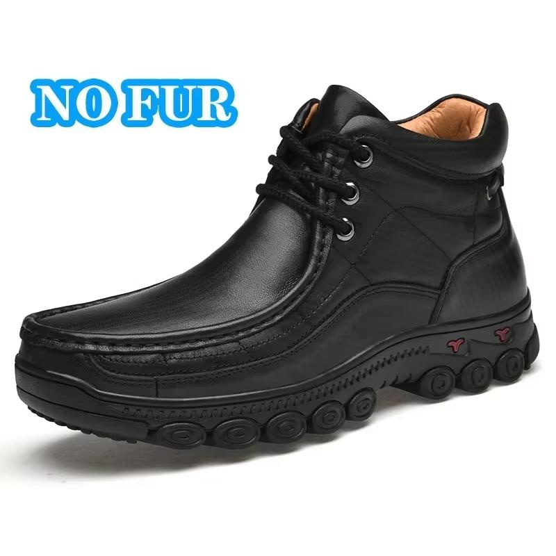 Fashion Genuine Leather All-matc High Top Shoes Men 2024 New Arrival Lace-Up Motorcycle Boots Thick Bottom Men Winter Plush Snow Boots 38
Fashion Genuine Leather All-matc High Top Shoes Men 2024 New Arrival Lace-Up Motorcycle Boots Thick Bottom Men Winter Plush Snow Boots 38
